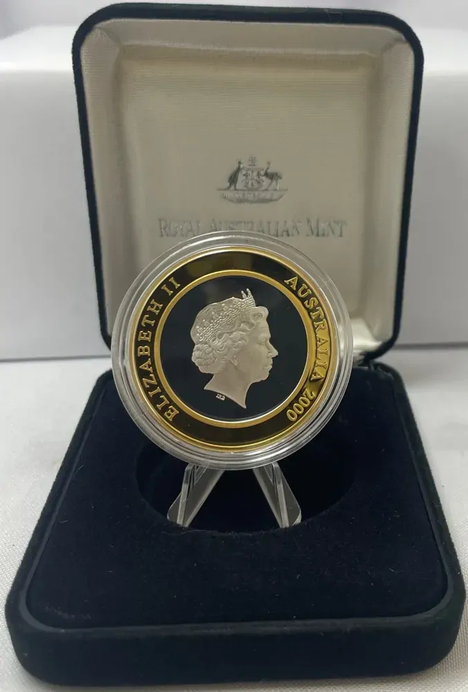 2000 Silver 10 Dollar Proof Coin Millennium Present product image