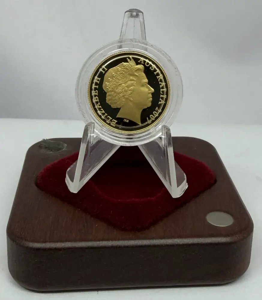 2007 Gold 10 Dollar Proof Coin Kangaroo Rolf Harris product image