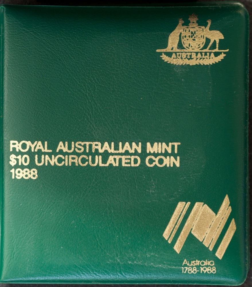 1988 10 Dollar Uncirculated Coin First Fleet Bicentenary  product image