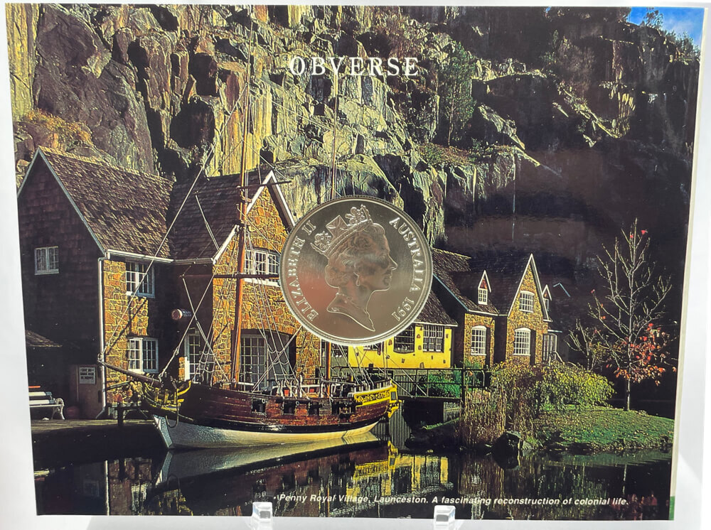 1991 Ten Dollar Silver Uncirculated Coin Tasmania product image