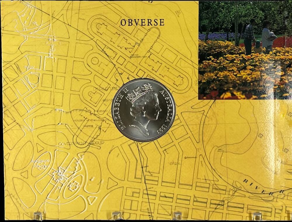 1993 Ten Dollar Silver Unc Coin State Series ACT product image