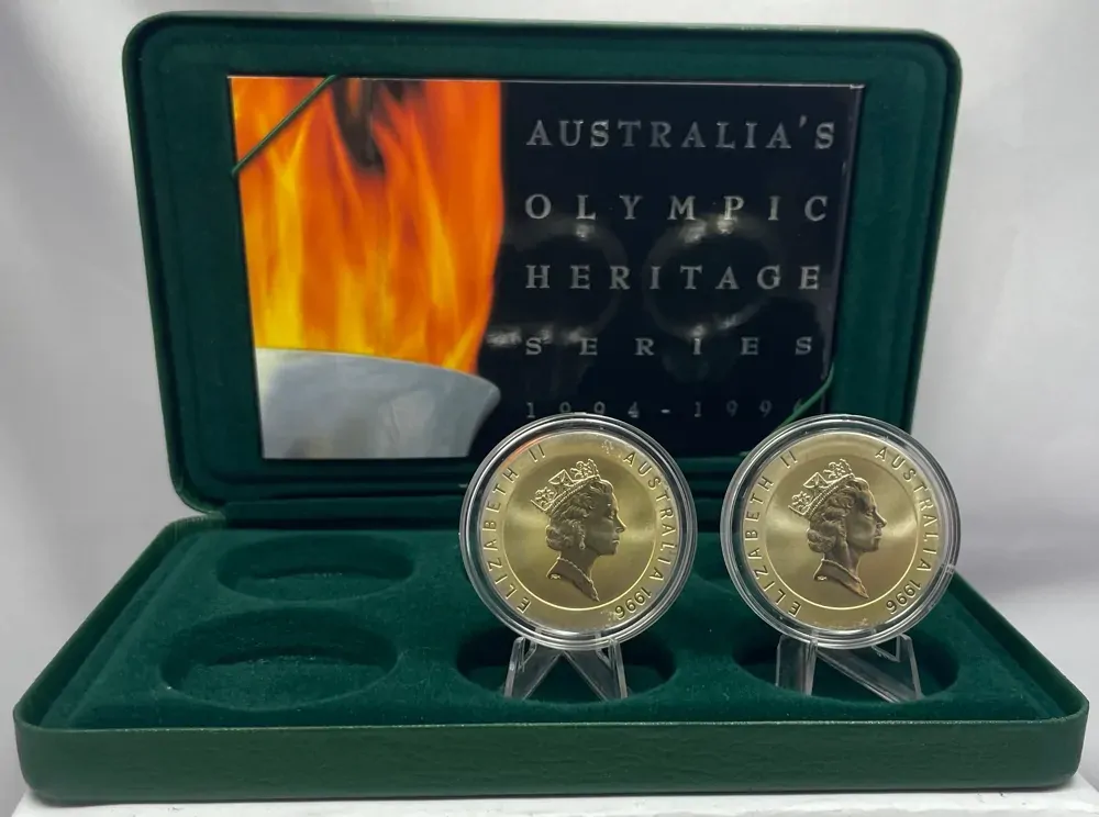 1996 Ten Dollar Specimen Pair The Greatest Olympics product image