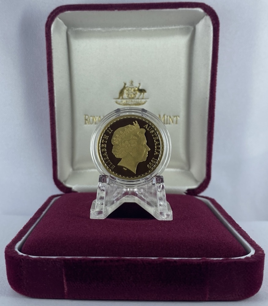 1999 Gold 100 Dollar Proof Coin - Floral Emblems Common Heath product image
