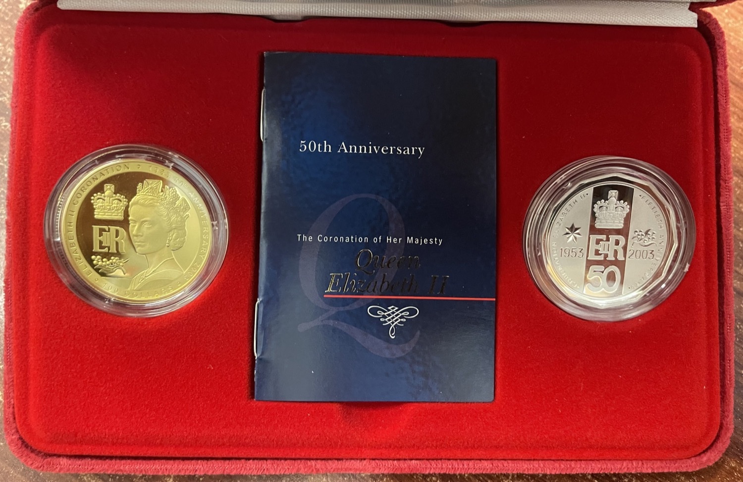 2003 Hundred Dollar Proof Two Coin Set QEII Coronation product image