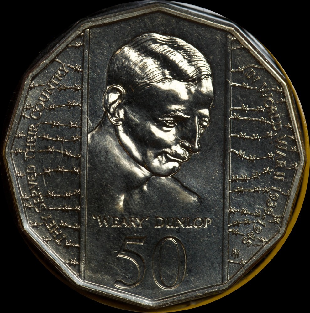 1995 50 Cent PNC Weary Dunlop Sterling & Currency