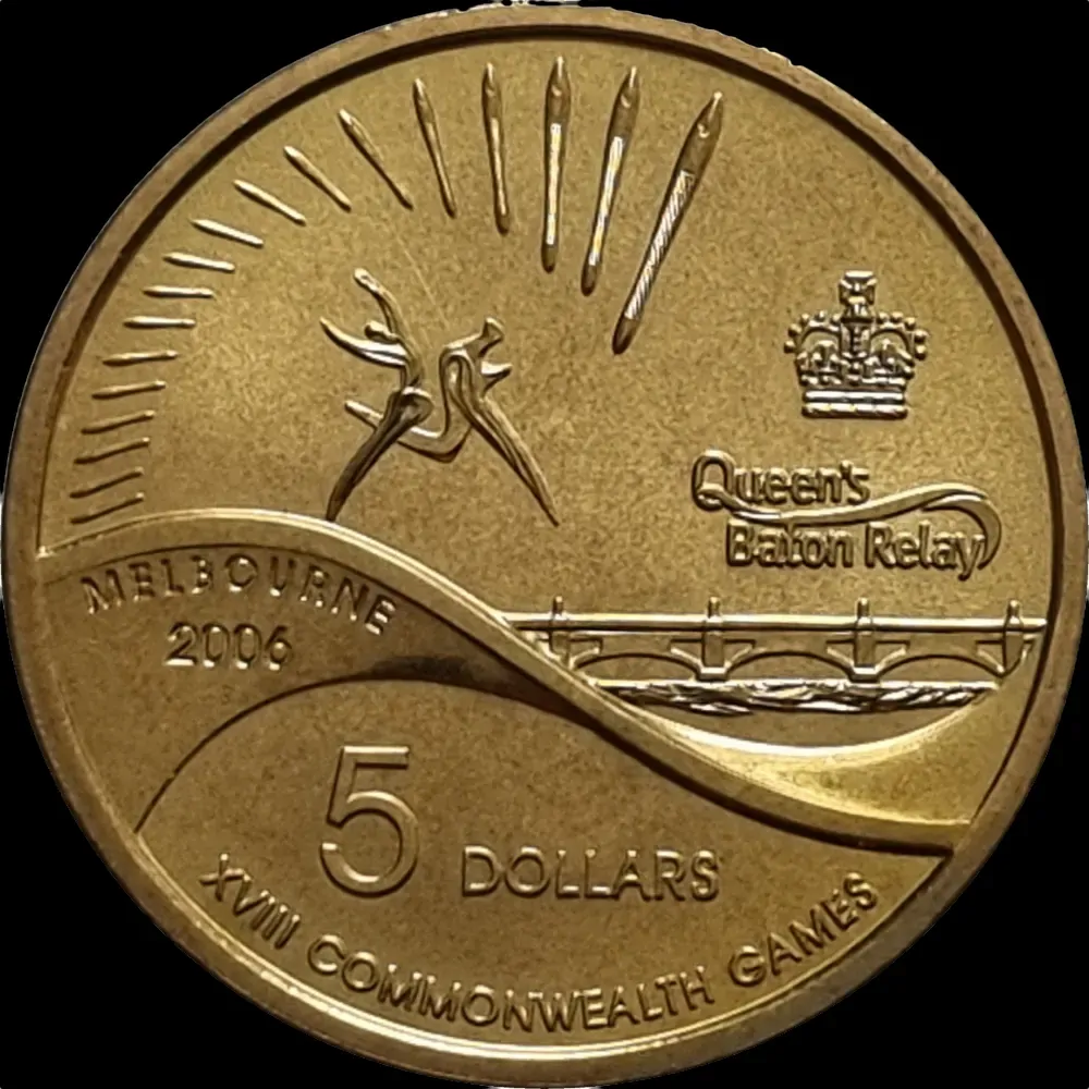 2006 5 Dollar Coin PNC Baton Relay product image