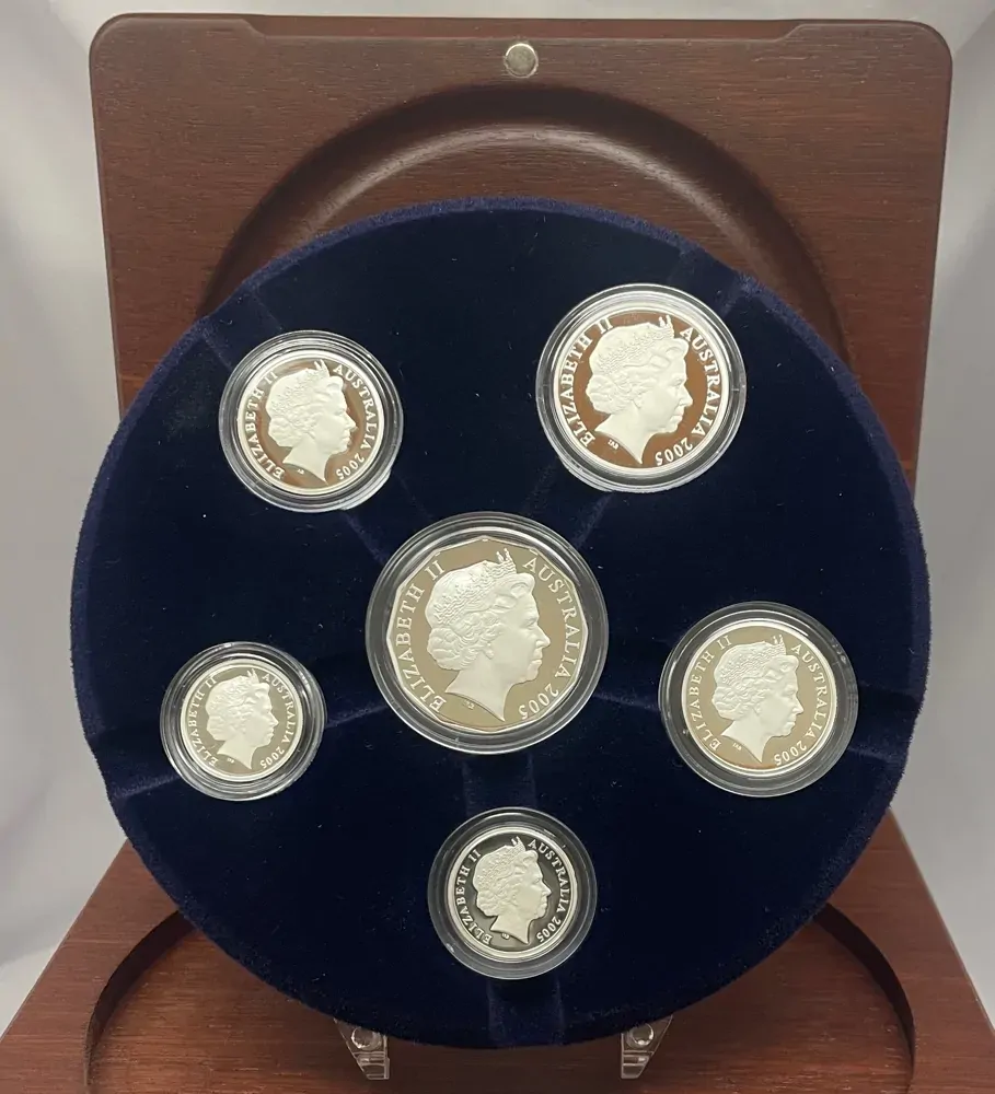 Australia 2005 Fine Silver Proof Coin Set WWII product image