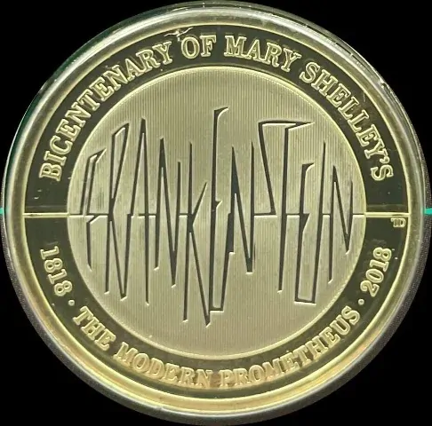 United Kingdom 2018 2 Pounds Brilliant Uncirculated Coin Mary Shelley's Frankenstein product image