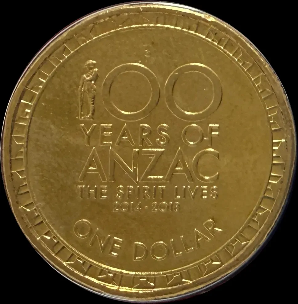 2016 1 Dollar PNC 100 Years of The ANZAC Spirit product image