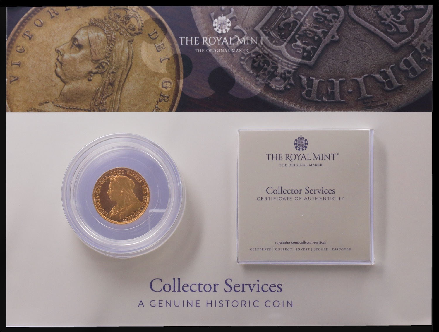 1893 Sydney Veiled Head Proof Gold Sovereign Ex Dangar Collection product image