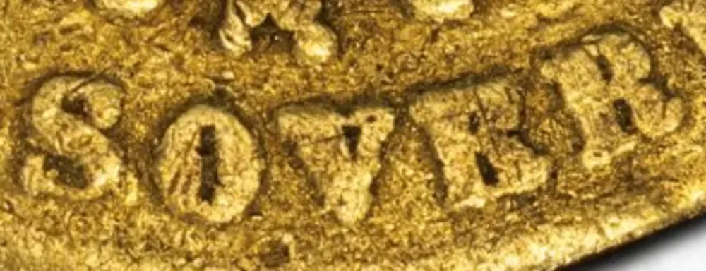 1858 Sydney Type II Half Sovereign SOVRREIGN Legend Error PCGS VG10 product image