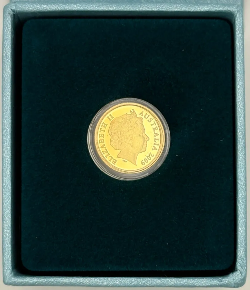 2009 Gold $5 Proof Little Dinkums Lillypilly Frill-Necked Lizard product image