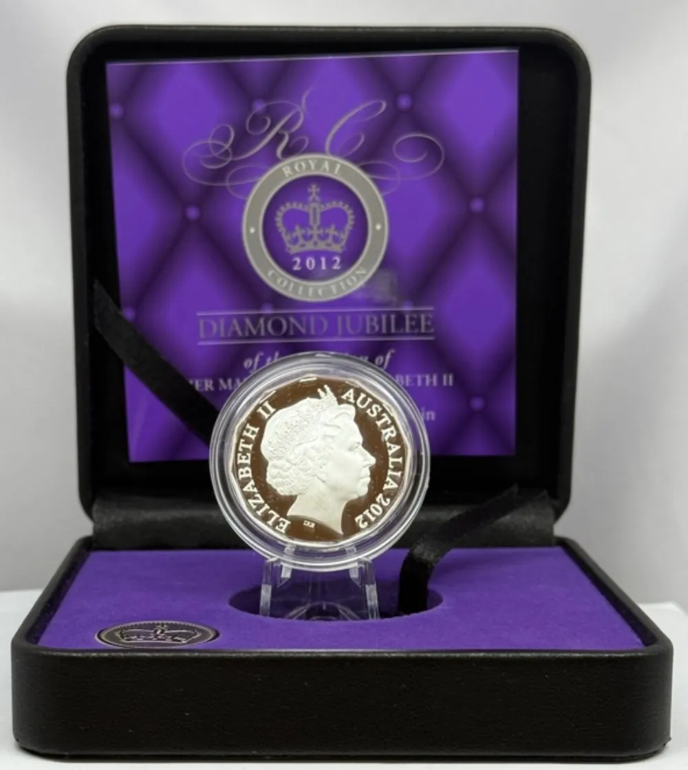 2012 Silver 50 Cent Proof Coin Diamond Jubilee product image