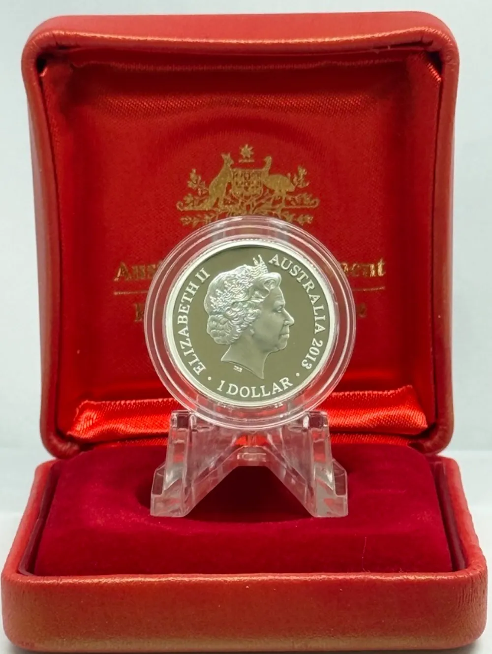 2013 1 Dollar Silver Proof Coin Lunar Year of the Snake product image