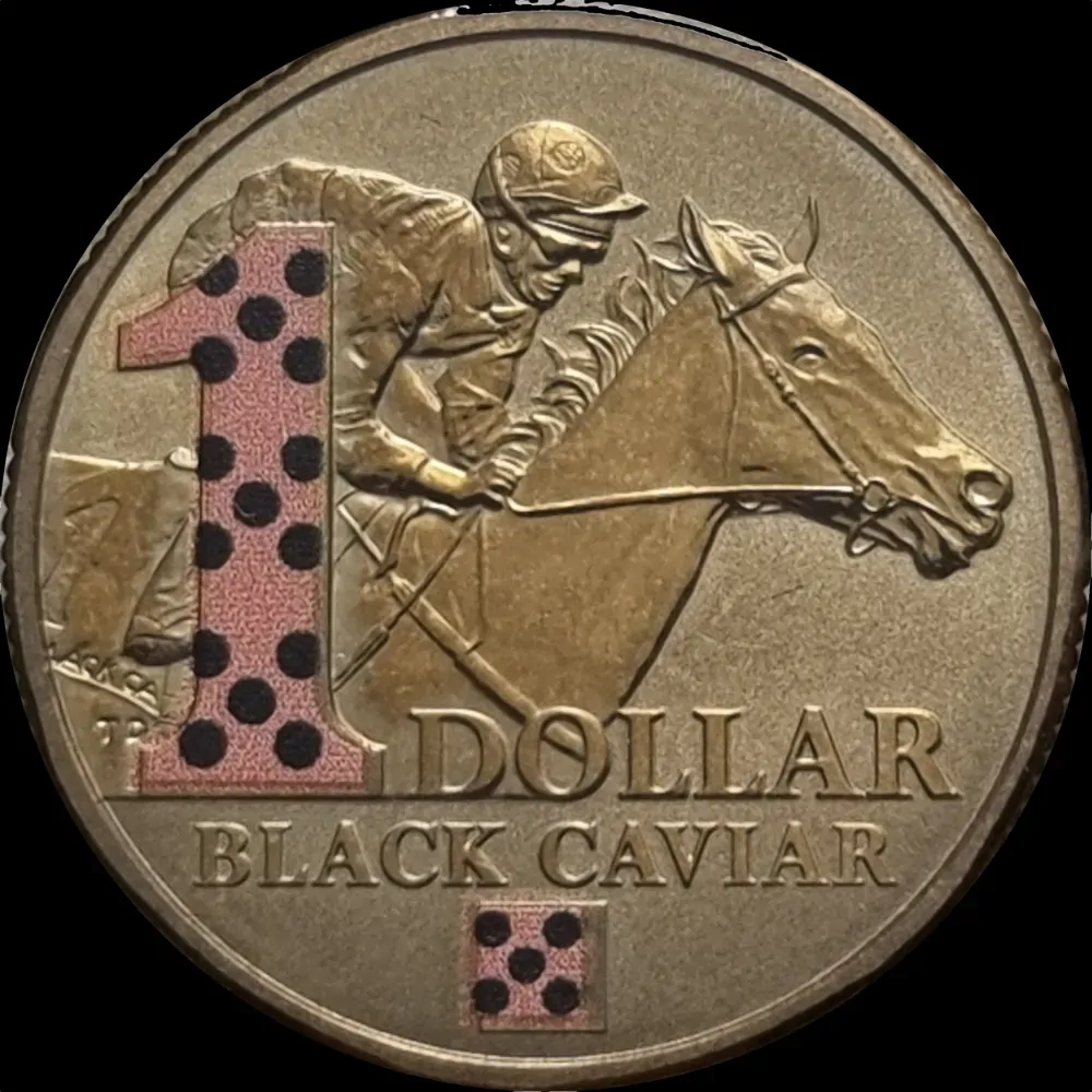 2013 1 Dollar Uncirculated Coin Black Caviar product image