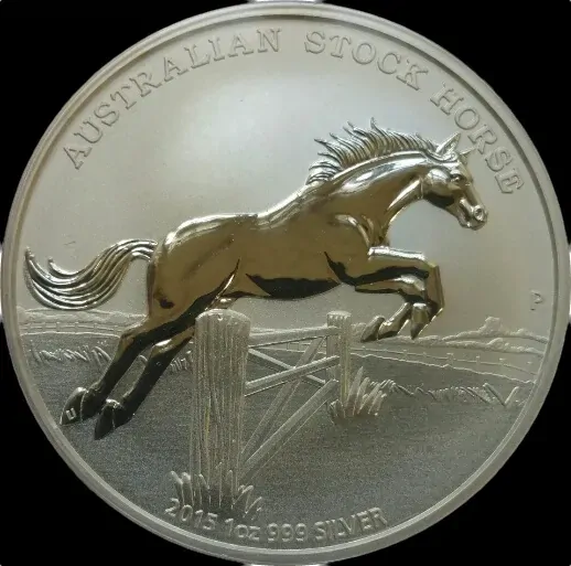 2015 Silver 1 Ounce Specimen Coin The Australian Stock Horse product image