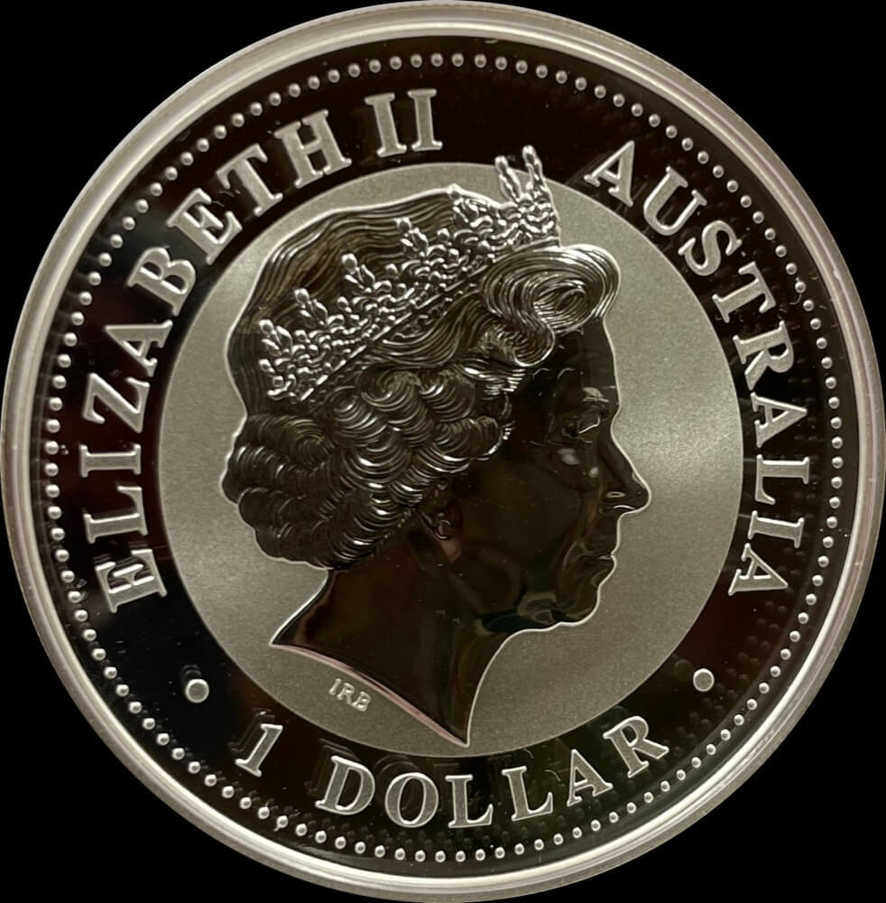 2004 Silver Lunar 1 Ounce Coloured Specimen Coin Monkey product image