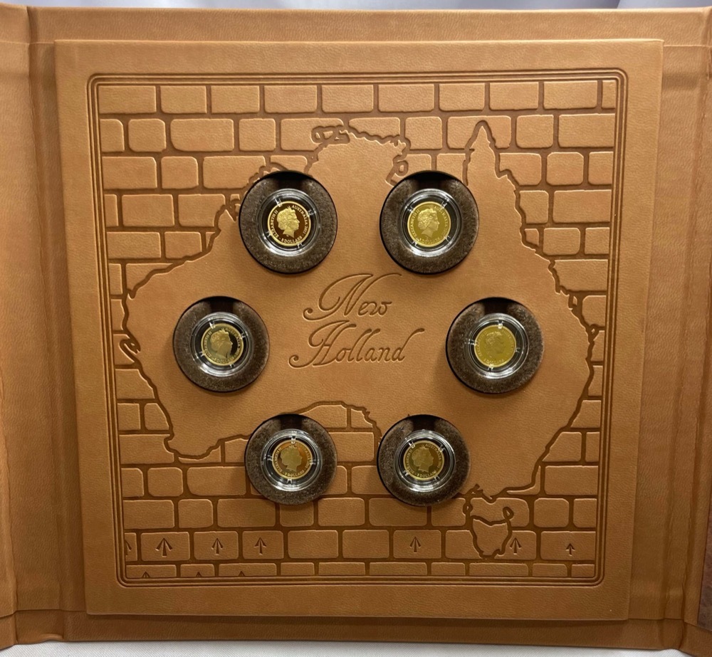 2011 Gold 5 Dollar 6 Coin Proof Set Convict Heritage Sites Collection product image