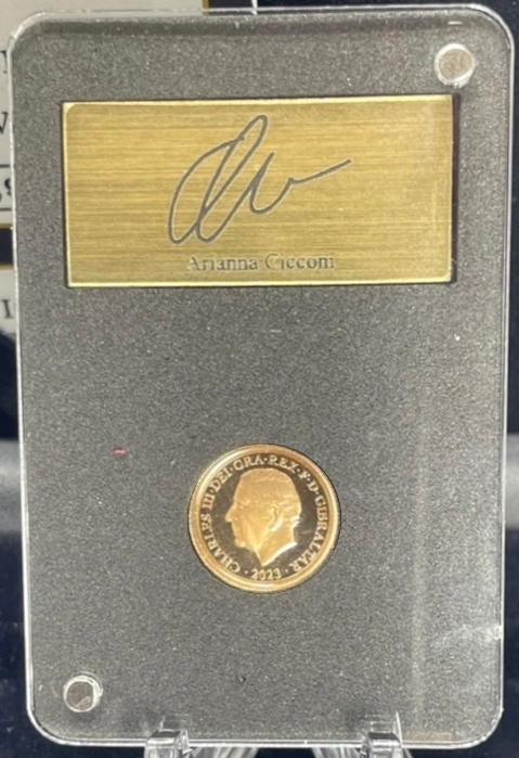 Gibraltar 2023 Gold Quarter Sovereign Proof A New Era product image