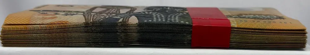 1988 $10 Note Bundle Bicentennial 2nd issue Johnston/Fraser R310b Uncirculated product image