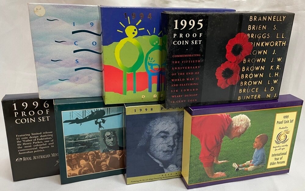 Complete Run of 38 Australian Decimal Proof Coin Sets 1966 - 2006  product image