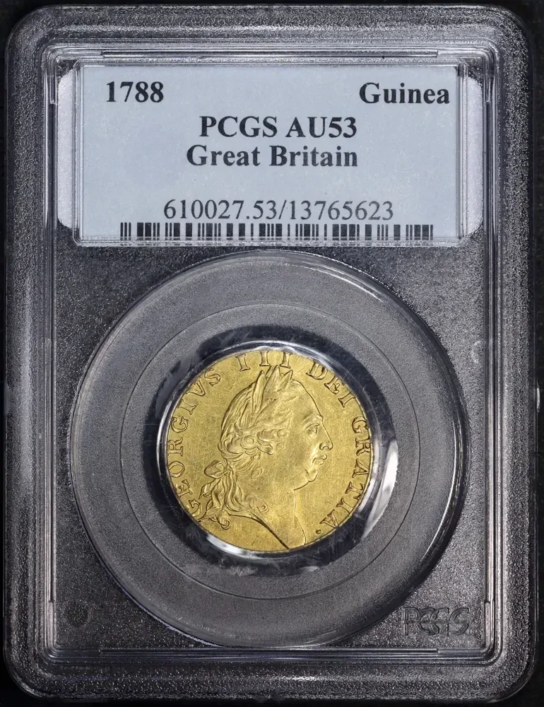 1788 Gold Guinea George III S#3729 PCGS AU53 product image