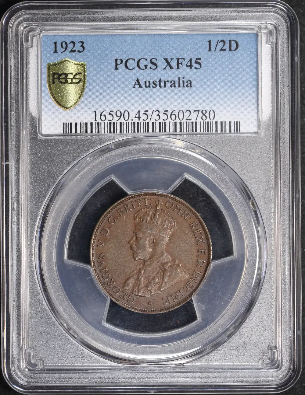 1923 Halfpenny PCGS XF45BN product image