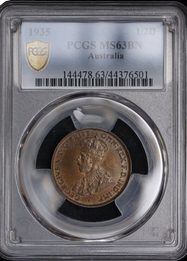 1935 Halfpenny Choice Unc (PCGS MS63BN) product image