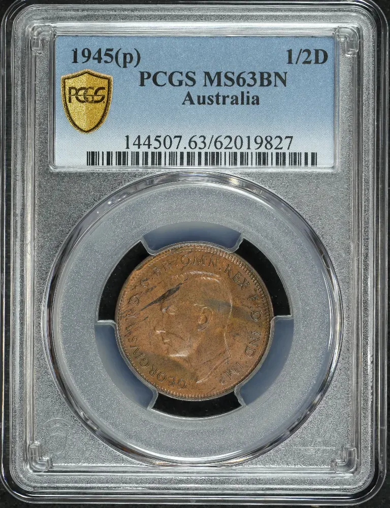 1945-Y Halfpenny Choice Unc (PCGS MS63BN) product image