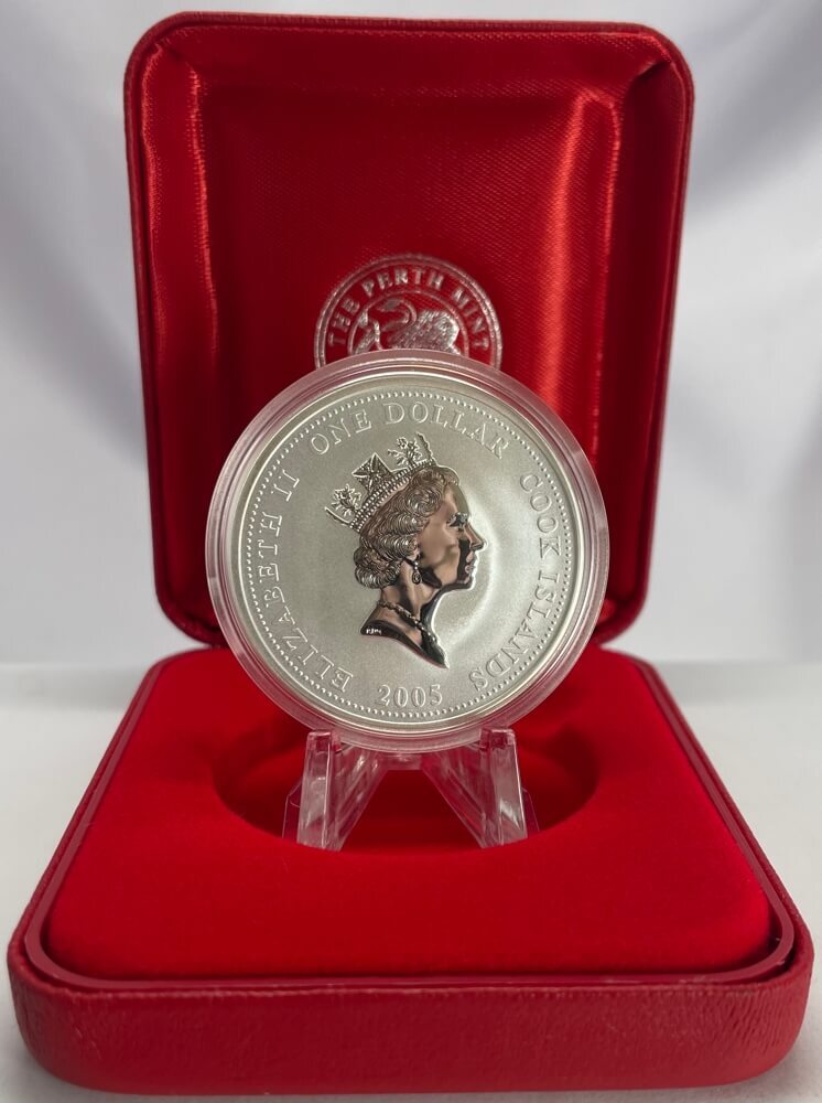 Cook Islands 2005 Silver 1oz Proof Coin Fire Engines of The World Bickle Chieftain Triple Combination product image