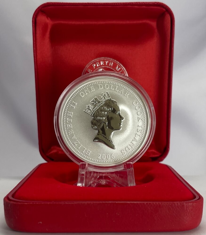 Cook Islands 2006 Silver 1oz Coin Fire Engines of The World Airfield AA-60 product image