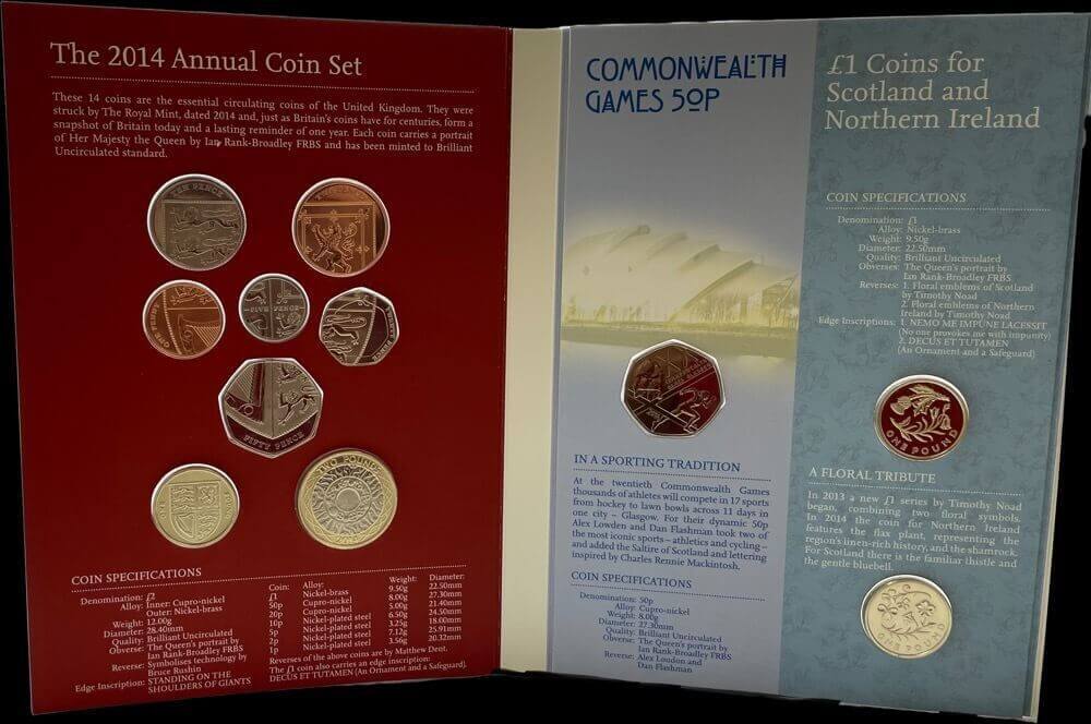 2014 United Kingdom Annual Uncirculated 14 Coin Set product image