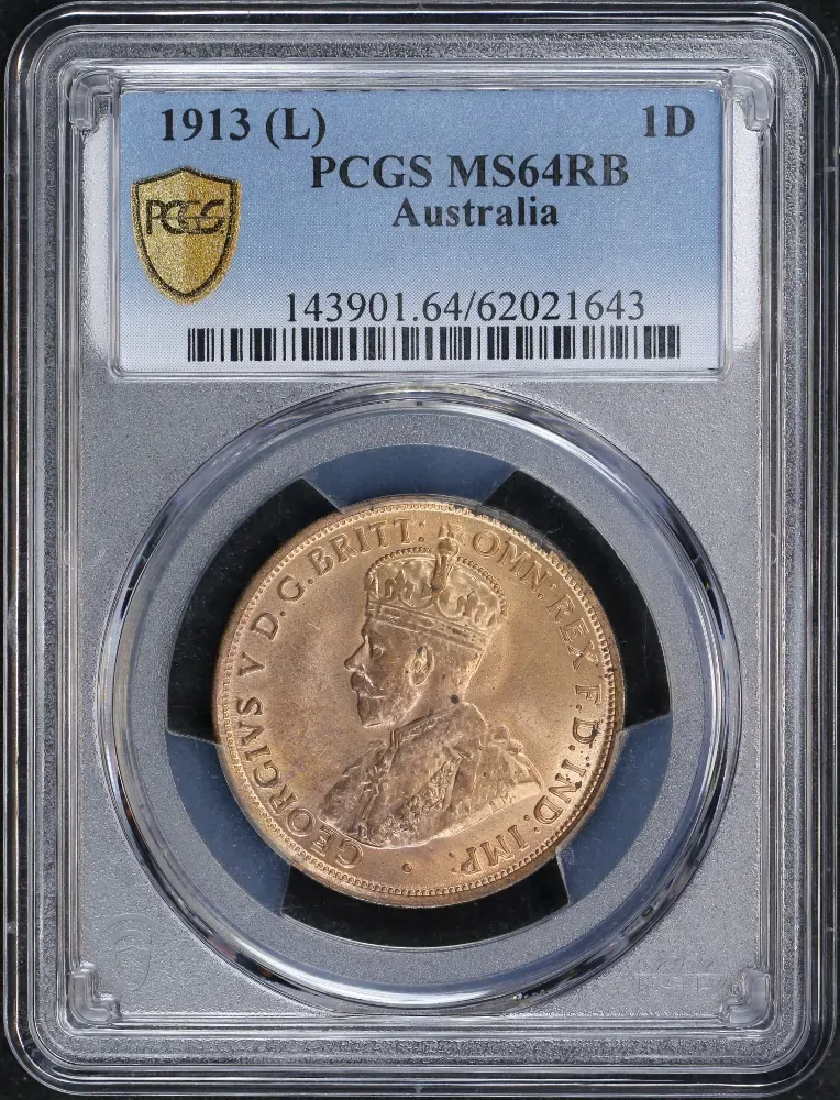 1913 Penny Choice Unc (PCGS MS64RB) product image