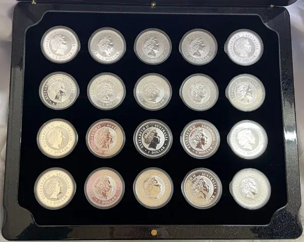 2009 Silver 20 Coin Australian Kookaburra 20th Edition Collection product image