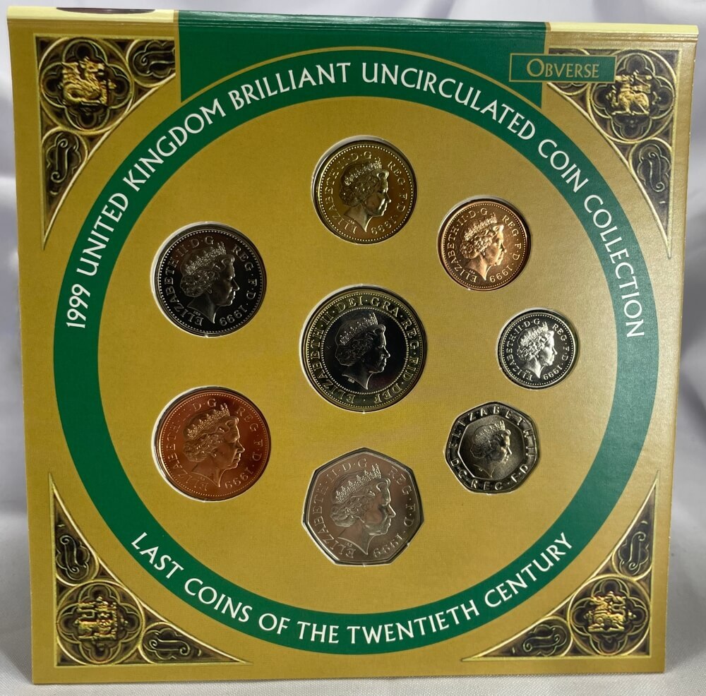 United Kingdom 1999 8 Coin Uncirculated Mint Set product image