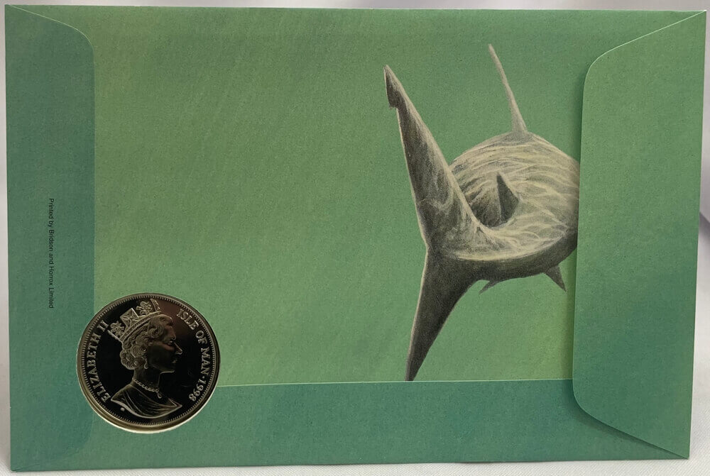 Isle of Man 1998 Marine Life Special Folder inc 1 Crown Uncirculated Coin product image
