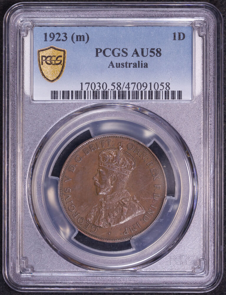 1923 Penny PCGS AU58 product image