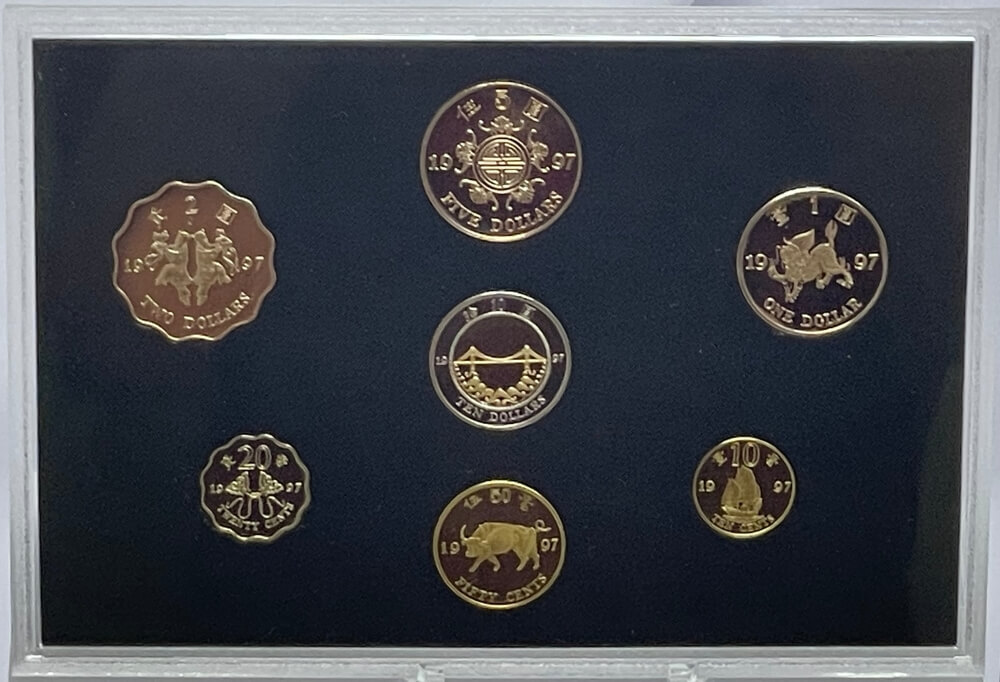 Hong Kong 1997 Proof Coin Set - Return to China product image