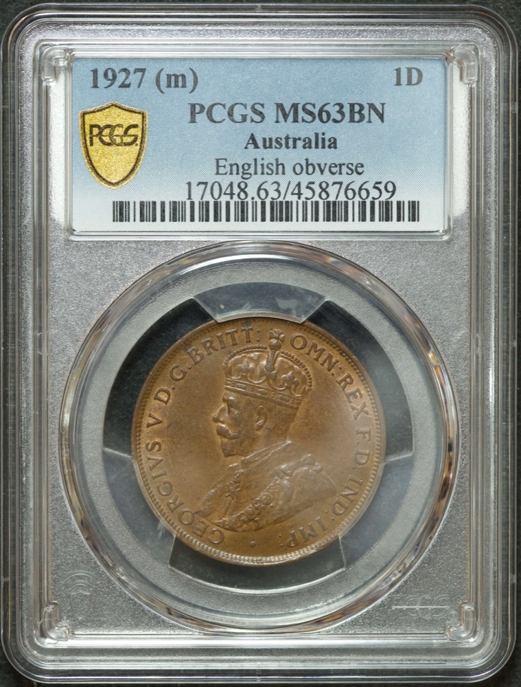 1927 Penny Choice Unc (PCGS MS63BN) product image
