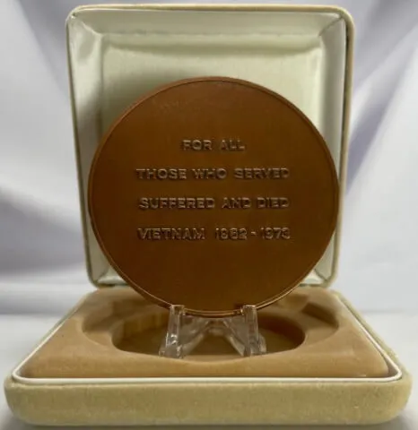 1992 Australian Vietnam Forces National Memorial Commemorative Bronze Medallion product image