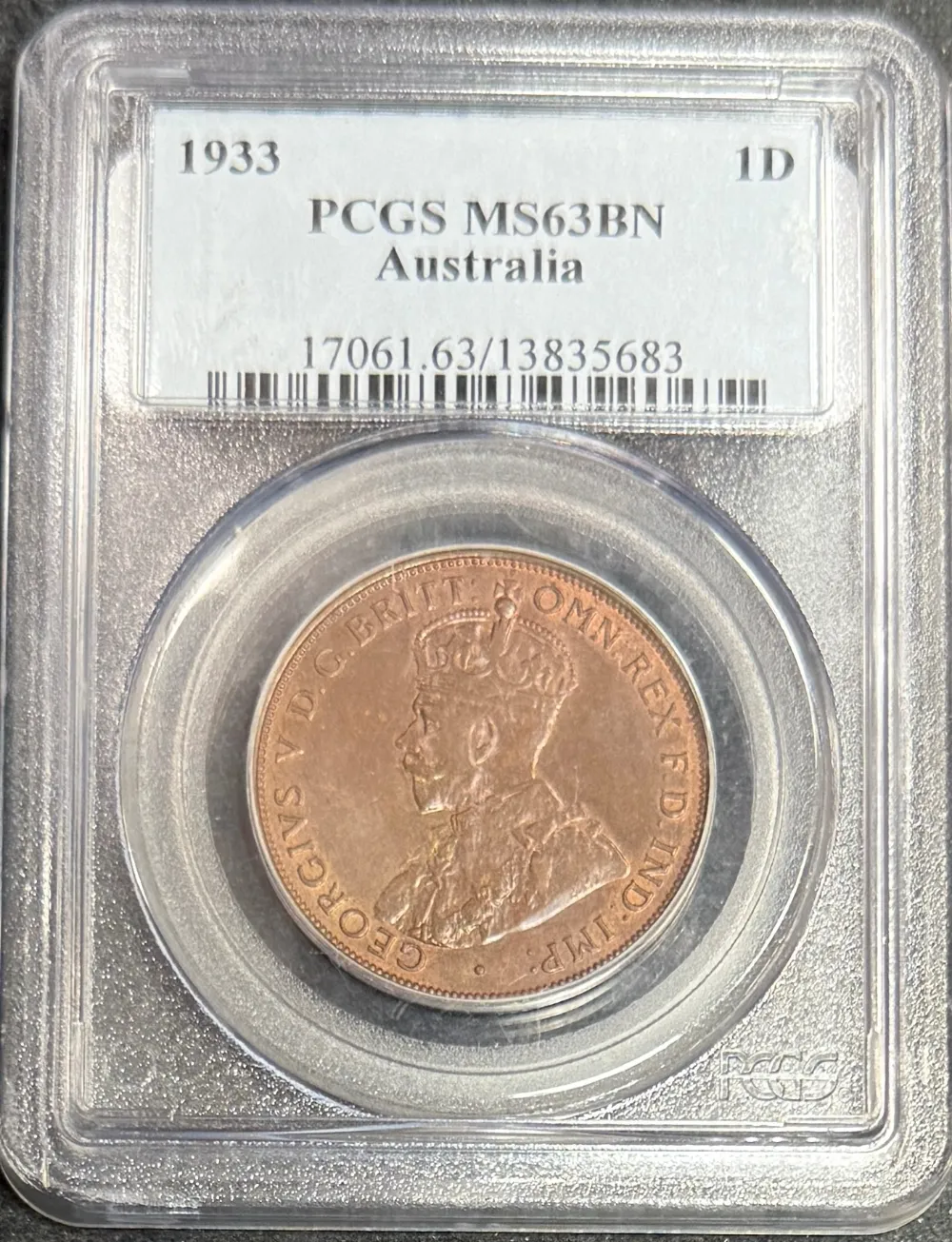 1933 Penny Choice Unc (PCGS MS63BN) product image