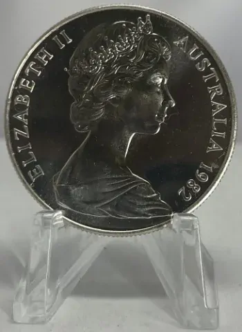 1982 10 Dollar Silver Unc Coin Brisbane Commonwealth Games product image