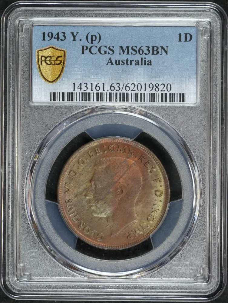 1943-Y Penny Choice Unc (PCGS MS63BN) product image