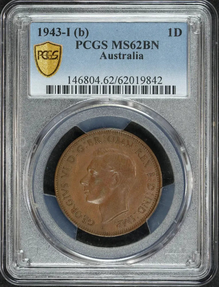 1943-I Penny Uncirculated (PCGS MS62BN) product image