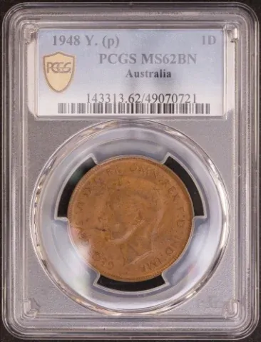 1948-Y Penny Perth Mint Unc (PCGS MS62BN) product image