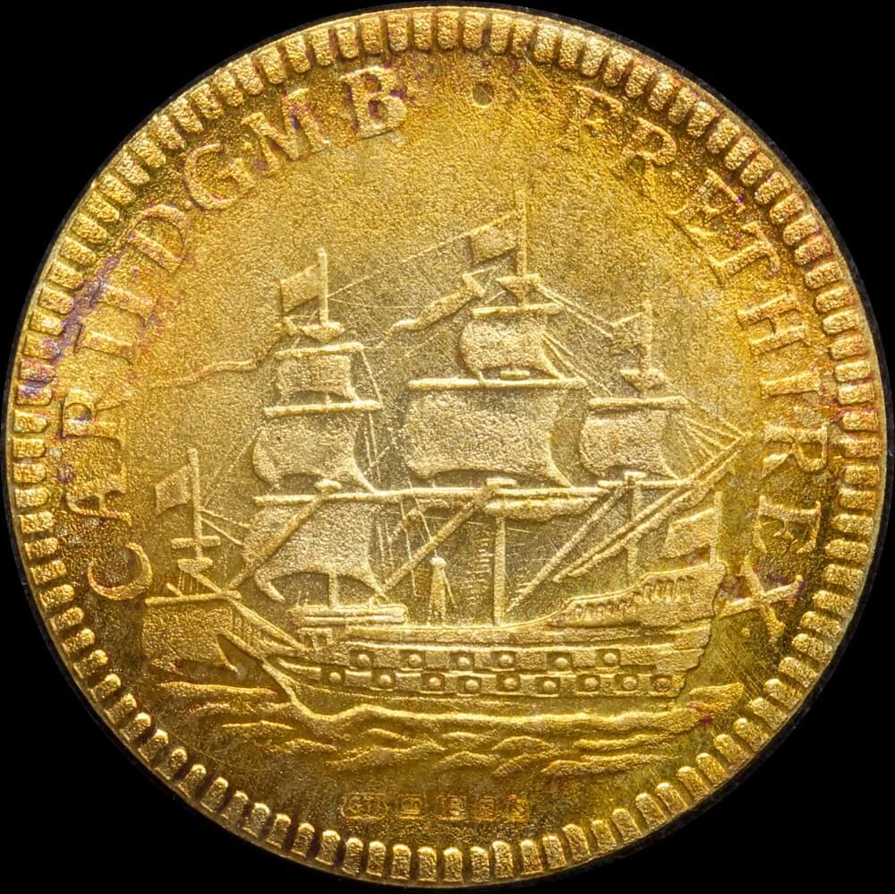 Johnson Matthey 1974 18ct Gold Reproduction Charles II Touch Piece product image