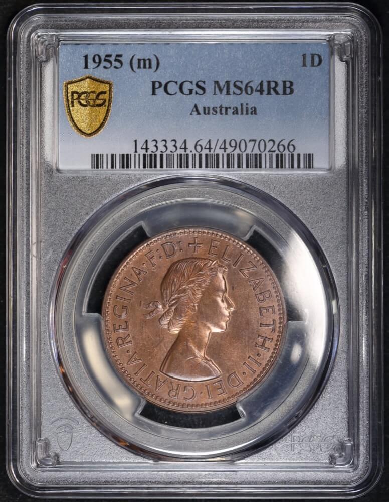 1955 Penny Choice Unc (PCGS MS64RB) product image