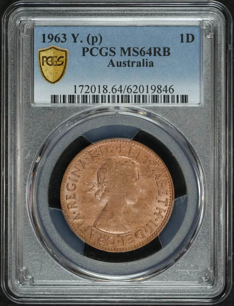 1963-Y Penny Choice Unc (PCGS MS64RB) product image