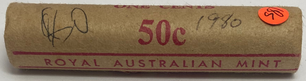 1980 One Cent RAM Mint Roll Heads Tails product image
