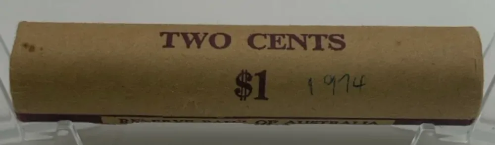 1974 2 Cent RAM Mint Roll Heads Tails product image